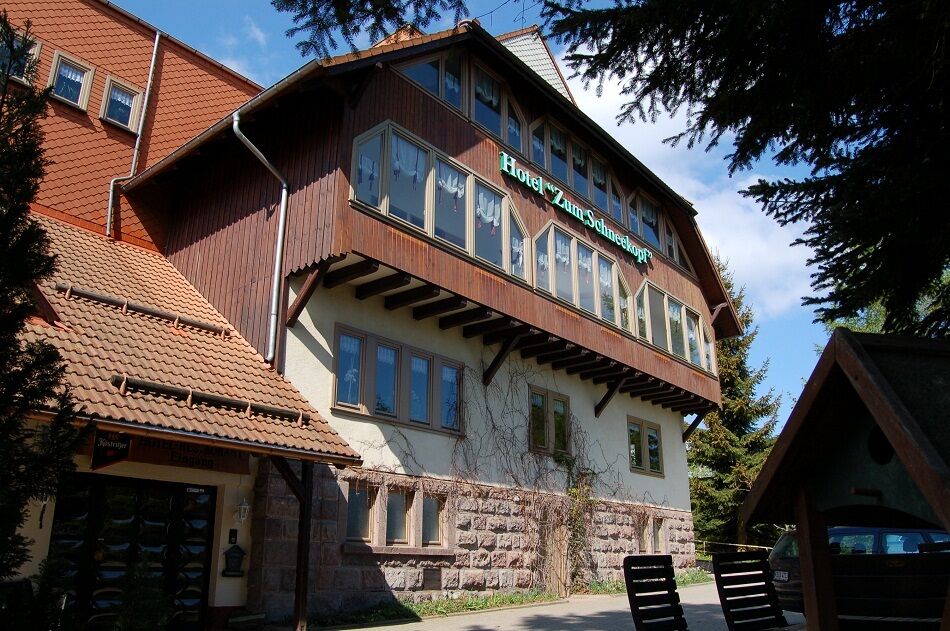 Hotel Zum Schneekopf "Garni" Gehlberg ภายนอก รูปภาพ
